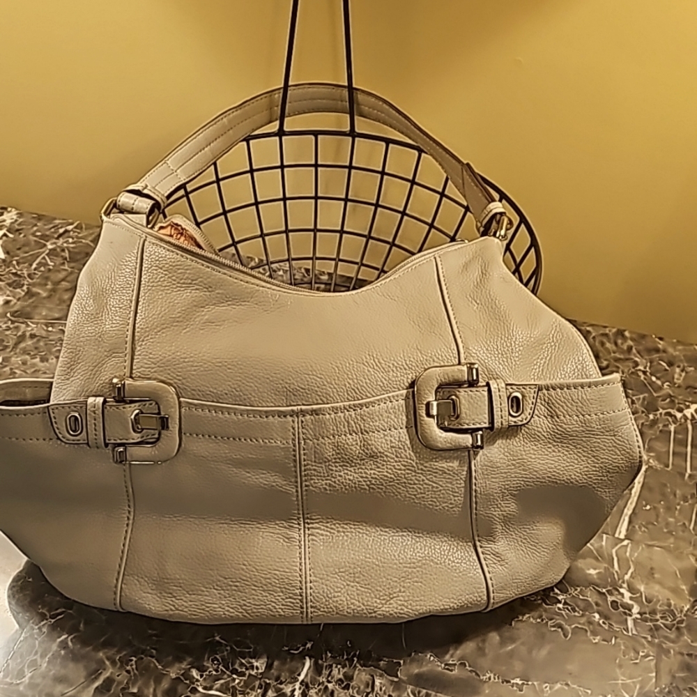 Tignanello gray purse